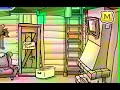 Mimo Finds Moving Ninja in Club Penguin Ski Lodge Mirror!