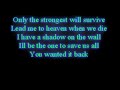 breaking benjamin-Blow me away lyrics