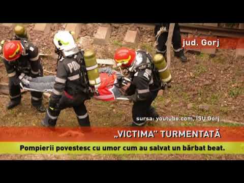 ”Poveste cu aburi de alcool”, relatată cu umor de pompierii gorjeni