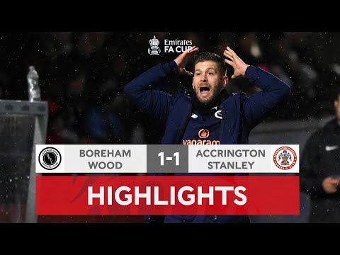 FC Boreham Wood 1-1 FC Accrington Stanley