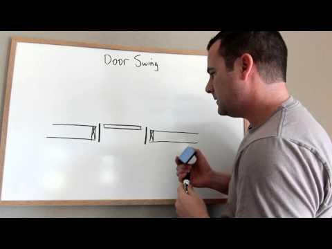 how to determine door swing