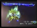 GeorgeT(Goku) vs Nick (Yamcha) match 1 [Budokai 3]