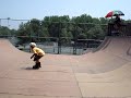 Sebastian, 11, Inline Skating Halfpipe Dunkirk Skatepark