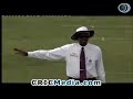 mcgrath uproots stumps off a no-ball