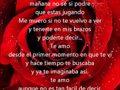 FRANCO DE VITA LETRA DE LA CANCION TE franco de vita letra de la cancion te: