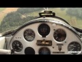 www.aviafilms.com Glider Flight. A glider flight as seen from the cockpit and the outside. You can witness a powerful winch launch, a takeoff from the cockpit, some in flight manoeuvres and a landing as seen from the L13 glider. Enjoy the wonders of glider flying. More airplane videos at www.aviafilms.com