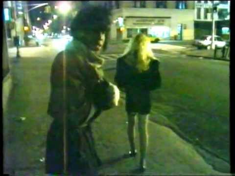 transvestite - Rupaul gains insight of the working girls within the Manhattan meat district. Courtesy of Manhattan Cable 1992.