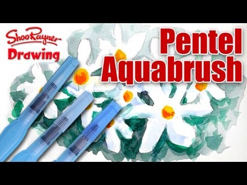 Unboxing and painting with Pentel Aqua Brushes