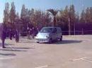 El coche de aire circulando El coche de aire circulando
