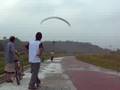 Motorized Parachute take-off, Jeonju Korea.