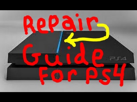 how to repair ps4