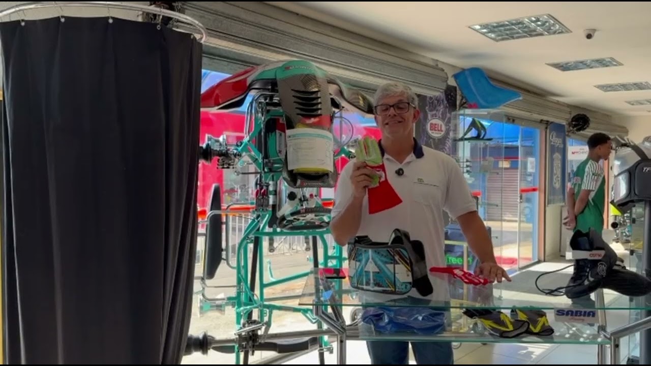 Sapatilha, Luva e Protetor de Costela nos Eventos Nacionais de Kart