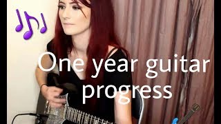 One year Guitar Progress (self taught) / Nicole Wa