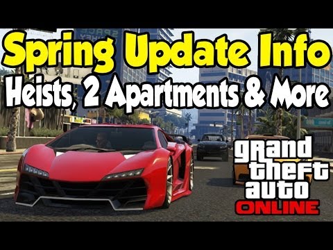 GTA 5 Online DLC - HEISTS, MORE APARTMENTS & NEW CARS (Release Info 