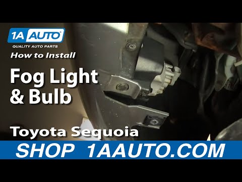 How To Install Replace Fog Light and Bulb Toyota Sequoia 01-04 1AAuto.com