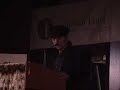 John Trudell speaks at Potlatch Fund Banquet