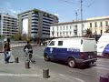 one legged cyclist in Athens centre