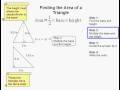 videos de How to Find the Area of a Triangle.
