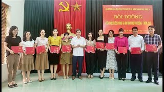 Bế giảng lớp bồi dưỡng kiến thức quốc phòng - an ninh cho đối tượng 4 năm 2022