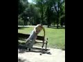 carlos fabian practica parkour : en carabanchel madrid