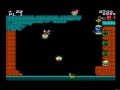 those familiar with the arcade game, or one of its ports, might have recognised the title sequence with the guys walking at the bottom. this game is a clone of: pooyan at the end you'll find the title screen for the next game, can you name that rip-off?