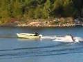 Deguire in the kayak