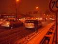 Hevige sneeuwval hindert verkeer in Hasselt (B)