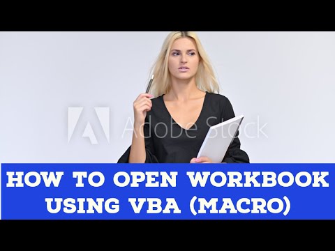 how to open vba in excel