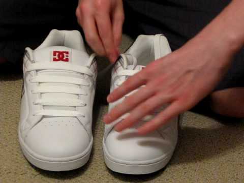 how to lace dc shoes properly