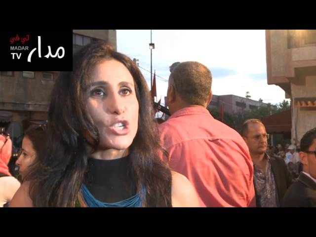 أسماء الخملشي في مهرجان لفيلم المراة بسلا