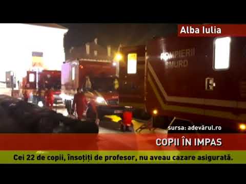 Un grup de elevi din județul Olt, fără cazare asigurată la Alba Iulia