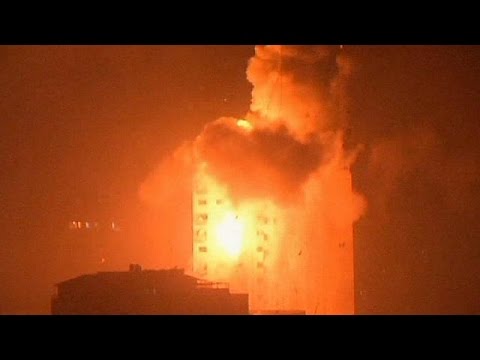 Gaza power plant struck as fighting intensifies overnight