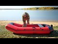 миниатюра 0 Видео о товаре Броня-300 М красный-черный (лодка ПВХ с усилением)