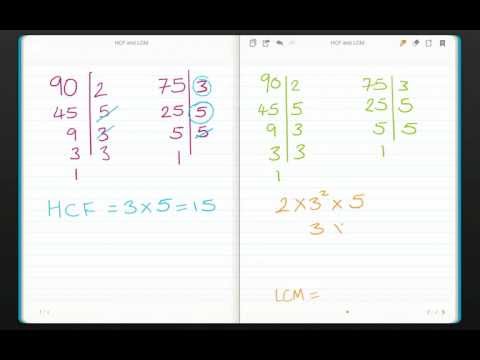 how to calculate hcf