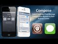Compose: Adds Email and Text Message Composition Buttons to Notification Center
