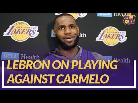 Video: Lakers Nation Interview: LeBron On His Matchup With Carmelo and If He Recruited Him to Come to LA