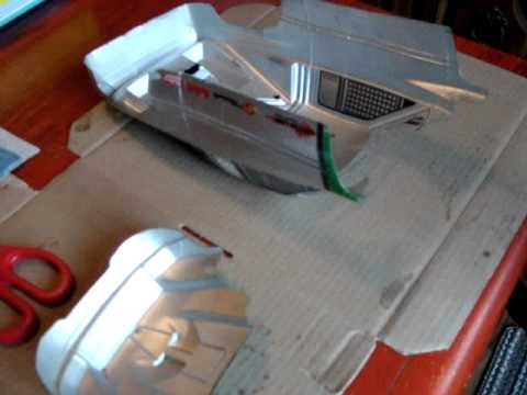how to repair rc car body