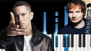 Eminem - River (feat. Ed Sheeran) - Piano Tutorial / Piano Cover