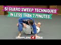 51 BJJ Guard Sweeps in Less Then 7 Minutes - Jason Scully