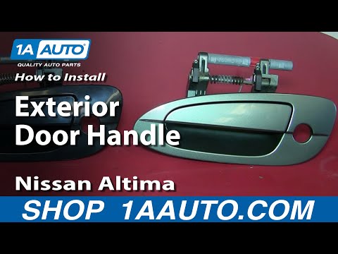 How To Install Replace Broken Outside Front Foor Handle 2002-06 Nissan Altima