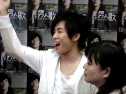 胡彥斌2008男人歌演唱會簽名會(結束離開)