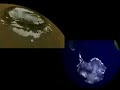 Los casquetes polares de Marte y la Tierra Los casquetes polares de Marte y la Tierra