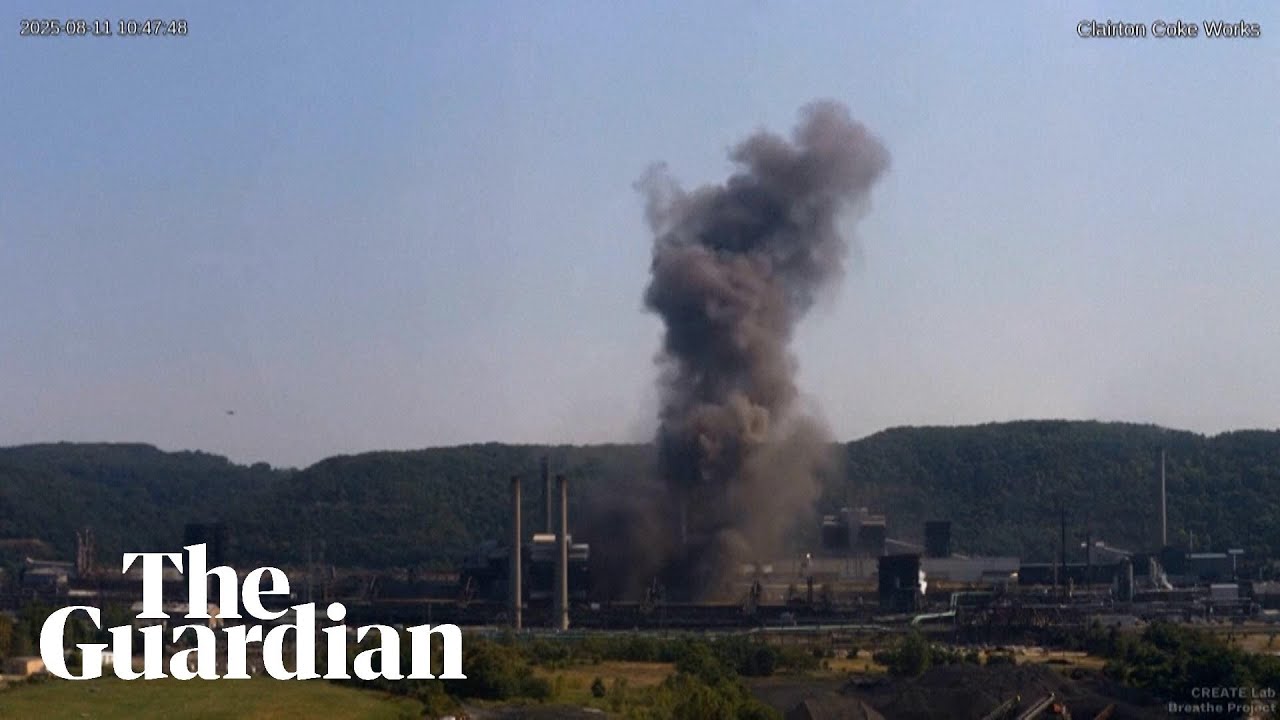 Moment explosion happens at US Steel plant in Pennsylvania