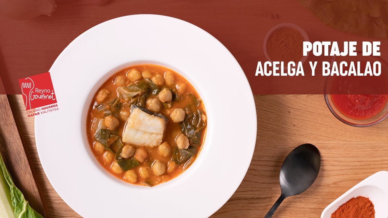 Potaje de acelga y bacalao - Recetas Reyno Gourmet