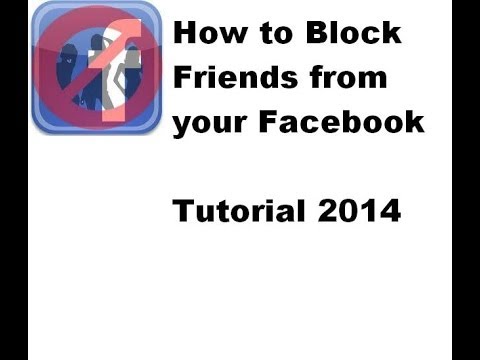 how to block a facebook friend