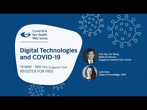 IAPB Webinar: Digital Technologies & COVID-19