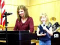 copyright 2006  cindy d. martin

6 year old heather sings another song with her mom, cindy. comin' home was written by cindy and is dedicated to her oldest son, shaun, and all our soldiers and their families.
they were able to perform it in person for shaun when he came home on leave recently.

comin' home  copyright 2006  cindy d. martin

lyrics:
he lays on the cot and looks at the ceiling of the tent he's called home for almost a year,
his bags are all packed and his uniform hangs sporting another rank on his sleeve, but he's ready to leave.
(chorus):
church bells ringing, strike up the band,
the parade is comin' down the street,
well, it might not be all that,
but in our dreams when you get back,
that's the way you're welcomed when we meet...
(you're comin' home)
mom, you make your chocolate cake,
and grandma we love those pies you bake,
we'll probably rent some movies and i'll get to stay up late,
let's celebrate!  our soldier's comin' home!

she waits in the hanger for his plane with a baby in her arms, it hasn't been easy,
and a little boy stands beside his grandpa who took him in, he can't wait to see mom's face and to have her home safe.
(chorus)
church bells ringing, strike up the band,
the parade is comin' down the street,
well, it might not be all that,
but in our dreams when you get back,
that's the way you're welcomed when we meet...
(you're comin' home)
mom, you make your chocolate cake,
and grandma we love those pies you bake,
we'll probably rent some movies and i'll get to stay up late,
let's celebrate!  our soldier's comin' home!

(bridge)
we've been waiting so long for this day, keepin' the faith.
we can't thank you enough for all you've done for the u.s.a.!
(you're comin' home)
mom, you make your chocolate cake,
and grandma we love those pies you bake,
we'll probably rent some movies and i'll get to stay up late,
let's celebrate!  our soldier's comin' home!