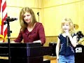 copyright 2006  cindy d. martin

6 year old heather sings another song with her mom, cindy. comin' home was written by cindy and is dedicated to her oldest son, shaun, and all our soldiers and their families.
they were able to perform it in person for shaun when he came home on leave recently.

comin' home  copyright 2006  cindy d. martin

lyrics:
he lays on the cot and looks at the ceiling of the tent he's called home for almost a year,
his bags are all packed and his uniform hangs sporting another rank on his sleeve, but he's ready to leave.
(chorus):
church bells ringing, strike up the band,
the parade is comin' down the street,
well, it might not be all that,
but in our dreams when you get back,
that's the way you're welcomed when we meet...
(you're comin' home)
mom, you make your chocolate cake,
and grandma we love those pies you bake,
we'll probably rent some movies and i'll get to stay up late,
let's celebrate!  our soldier's comin' home!

she waits in the hanger for his plane with a baby in her arms, it hasn't been easy,
and a little boy stands beside his grandpa who took him in, he can't wait to see mom's face and to have her home safe.
(chorus)
church bells ringing, strike up the band,
the parade is comin' down the street,
well, it might not be all that,
but in our dreams when you get back,
that's the way you're welcomed when we meet...
(you're comin' home)
mom, you make your chocolate cake,
and grandma we love those pies you bake,
we'll probably rent some movies and i'll get to stay up late,
let's celebrate!  our soldier's comin' home!

(bridge)
we've been waiting so long for this day, keepin' the faith.
we can't thank you enough for all you've done for the u.s.a.!
(you're comin' home)
mom, you make your chocolate cake,
and grandma we love those pies you bake,
we'll probably rent some movies and i'll get to stay up late,
let's celebrate!  our soldier's comin' home!