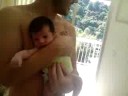 Colocando Maria Fernanda pra dormir