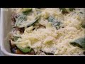 Another labour-saving recipe from Delia Smith as she serves up a great vegetarian dish of chargrilled aubergines with Parmesan cheese. Clip taken from her series of handy cookery shortcuts using ready-made ingredients Watch more high quality videos on the Food YouTube channel from BBC Worldwide here: www.youtube.com